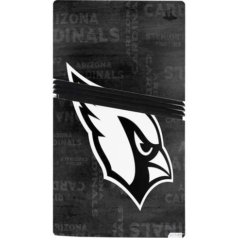 NFL Arizona Cardinals Black & White PS5 Pro Console Skin