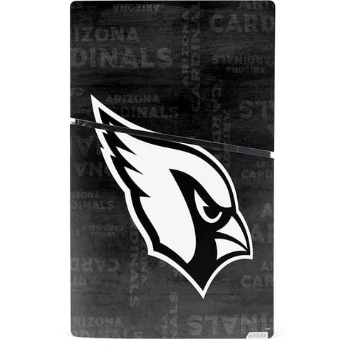 NFL Arizona Cardinals Black & White PS5 Slim Digital Edition Console Skin