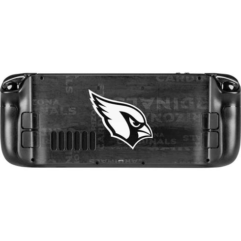 NFL Arizona Cardinals Black & White Steam Deck Handheld Gaming Computer OLED Skin