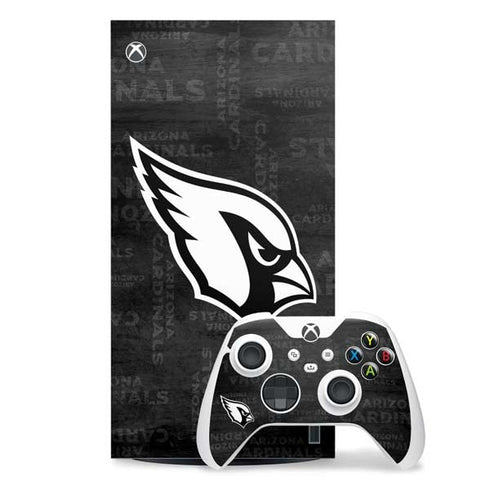 NFL Arizona Cardinals Black & White Xbox Series X Skins