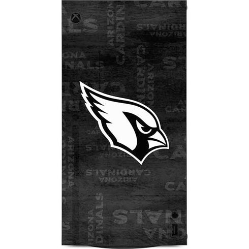NFL Arizona Cardinals Black & White XBox Series X Digital Edition Console Skin