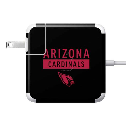 NFL Arizona Cardinals Black Performance Series 85W Power Adapter (15 and 17 inch MacBook Pro Charger) Skin