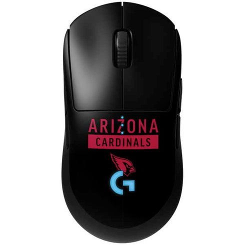 NFL Arizona Cardinals Black Performance Series G Pro Wireless Gaming Mouse Skin