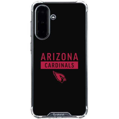 NFL Arizona Cardinals Black Performance Series Galaxy A36 5G Clear Case