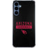 NFL Arizona Cardinals Black Performance Series Galaxy A55 5G Clear Case