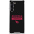 NFL Arizona Cardinals Black Performance Series Galaxy S24 FE Clear Case