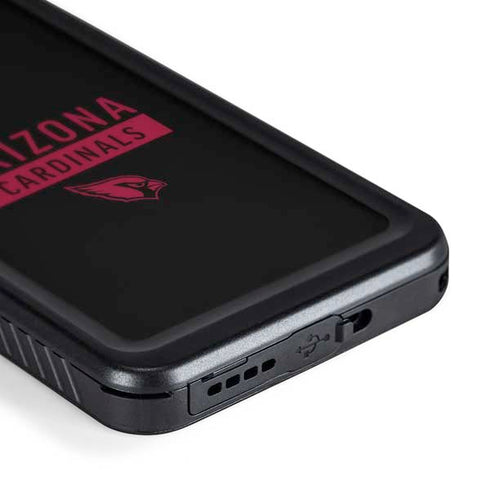 NFL Arizona Cardinals Black Performance Series Galaxy S24 Plus Waterproof Case