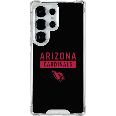 NFL Arizona Cardinals Black Performance Series Galaxy S25 Ultra Clear Case