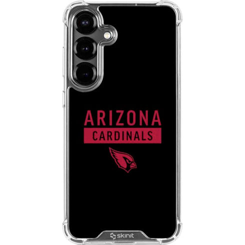 NFL Arizona Cardinals Black Performance Series Galaxy S26 Clear Case