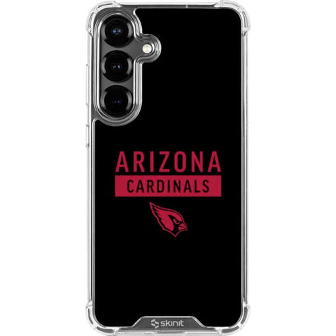 NFL Arizona Cardinals Black Performance Series Galaxy S26 Plus Clear Case