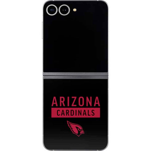 NFL Arizona Cardinals Black Performance Series Galaxy Z Flip6 Skin