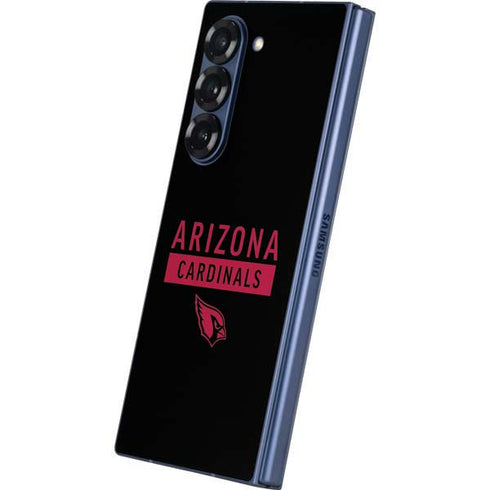 NFL Arizona Cardinals Black Performance Series Galaxy Z Fold6 Skin
