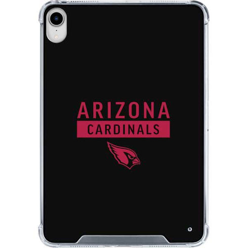 NFL Arizona Cardinals Black Performance Series iPad 11th Gen (2025) Clear Case