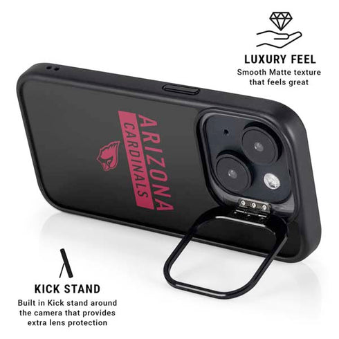 NFL Arizona Cardinals Black Performance Series iPhone 14 Kickstand Case