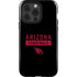 NFL Arizona Cardinals Black Performance Series iPhone 15 Pro Impact Case