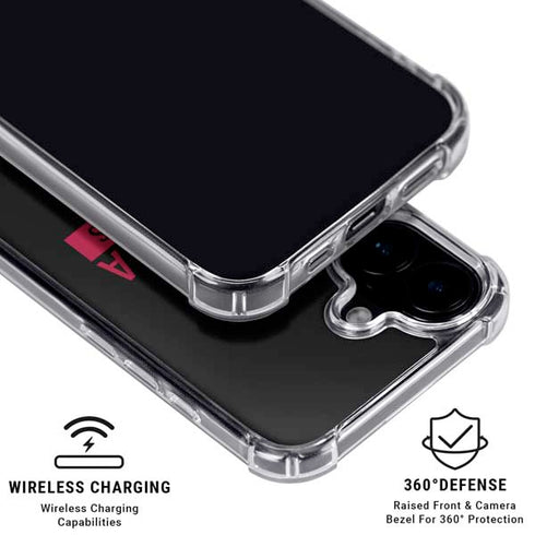 NFL Arizona Cardinals Black Performance Series iPhone 16 Plus MagSafe Case