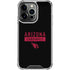 NFL Arizona Cardinals Black Performance Series iPhone 16 Pro Max Clear Case