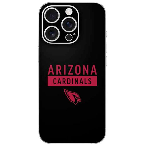 NFL Arizona Cardinals Black Performance Series iPhone 16 Pro Skin
