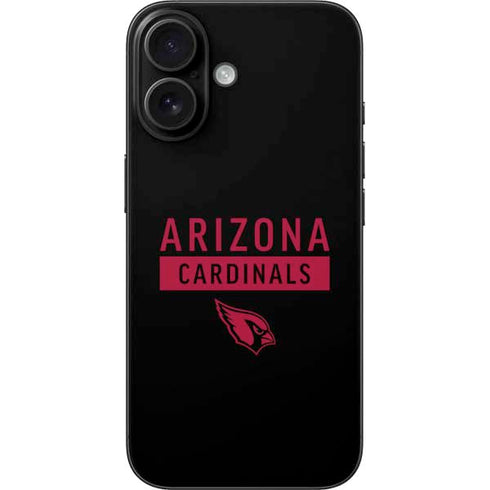 NFL Arizona Cardinals Black Performance Series iPhone 16 Skin