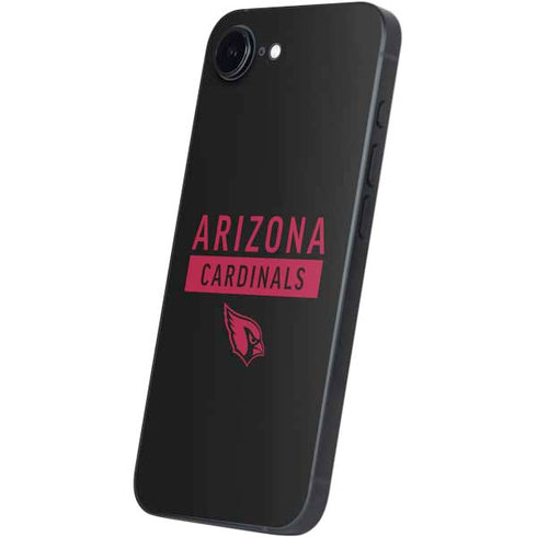 NFL Arizona Cardinals Black Performance Series iPhone 16e Skin