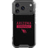 NFL Arizona Cardinals Black Performance Series iPhone 18 Pro Clear Case