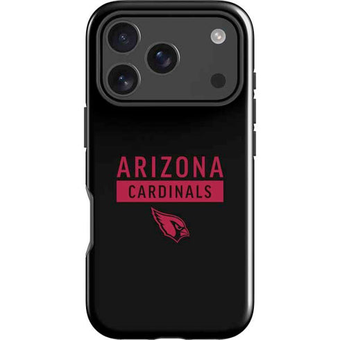 NFL Arizona Cardinals Black Performance Series iPhone 18 Pro Max Impact Case