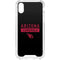 NFL Arizona Cardinals Black Performance Series iPhone XS Clear Case