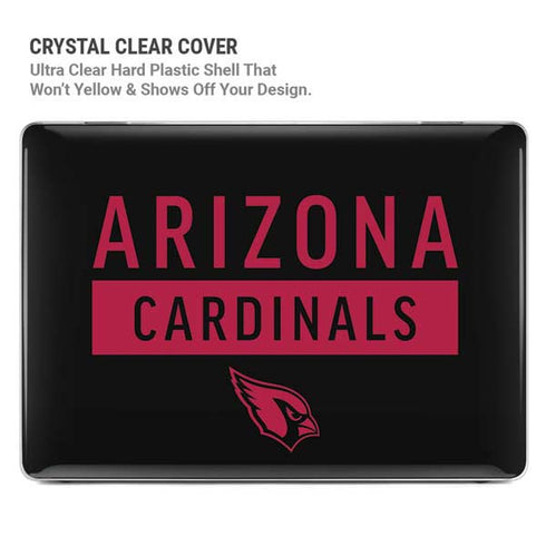 NFL Arizona Cardinals Black Performance Series MacBook Pro 14in (2021-24) Case plus Skin