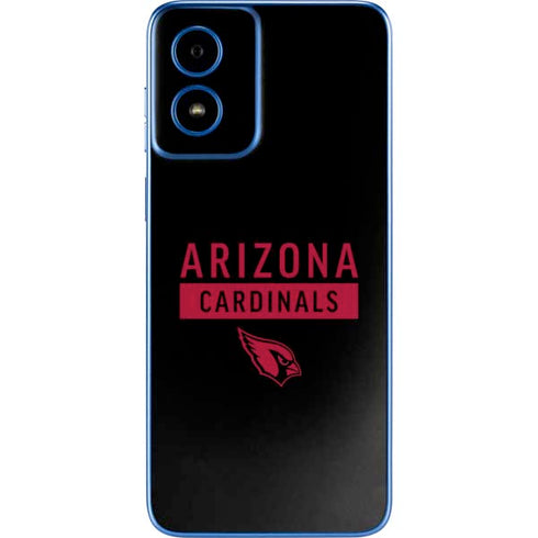 NFL Arizona Cardinals Black Performance Series Moto G Play 4G (2024) Skin