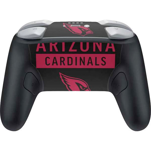 NFL Arizona Cardinals Black Performance Series Nintendo Switch 2 (2025) Pro Controller Skin