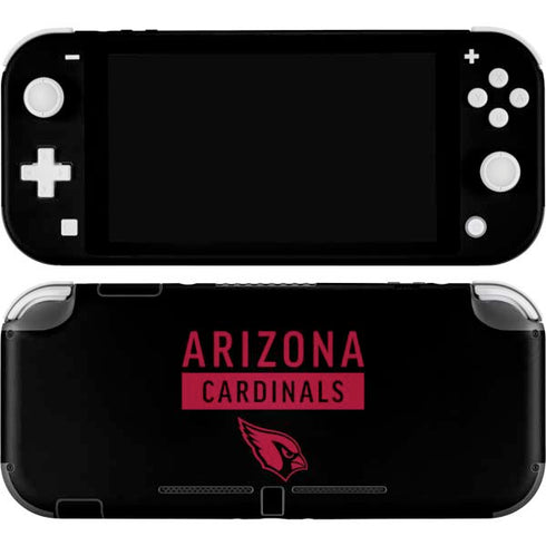 NFL Arizona Cardinals Black Performance Series Nintendo Skins