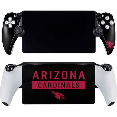 NFL Arizona Cardinals Black Performance Series PlayStation Portal Remote Player Skin