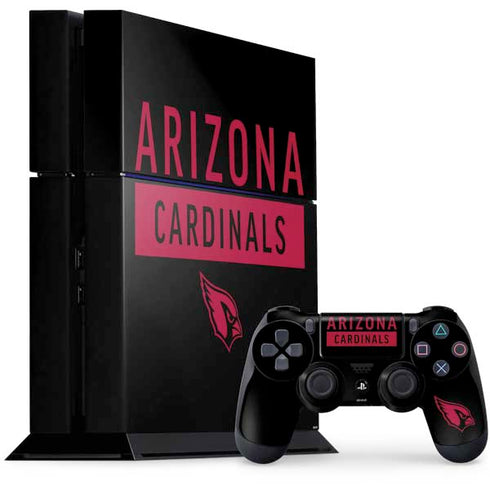 NFL Arizona Cardinals Black Performance Series PlayStation PS4 Skins