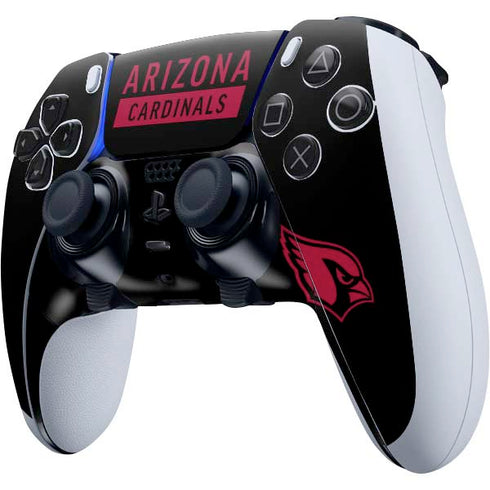 NFL Arizona Cardinals Black Performance Series PS5 DualSense Edge Pro Controller Skin