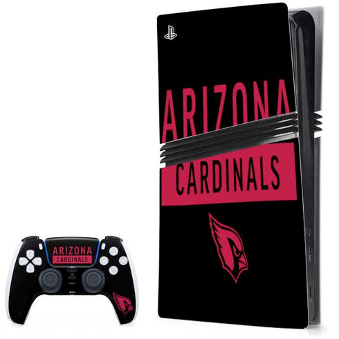 NFL Arizona Cardinals Black Performance Series PlayStation PS5 Skins