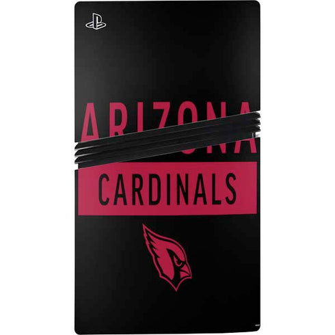 NFL Arizona Cardinals Black Performance Series PS5 Pro Console Skin