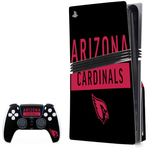 NFL Arizona Cardinals Black Performance Series PlayStation PS5 Skins