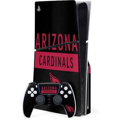 NFL Arizona Cardinals Black Performance Series PlayStation PS5 Skins