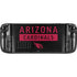 NFL Arizona Cardinals Black Performance Series Steam Deck Handheld Gaming Computer Skin
