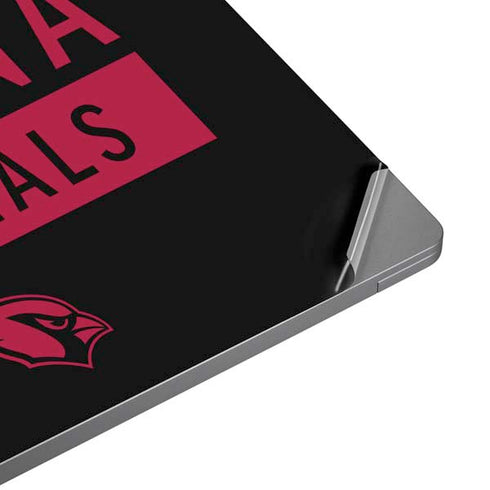 NFL Arizona Cardinals Black Performance Series Laptop Skins