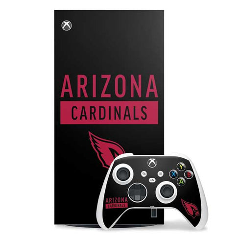 NFL Arizona Cardinals Black Performance Series Xbox Series X Skins