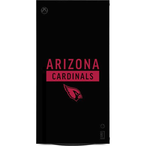 NFL Arizona Cardinals Black Performance Series XBox Series X Digital Edition Console Skin