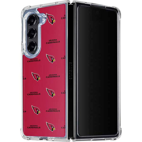 NFL Arizona Cardinals Blitz Series Galaxy Z Fold5 5G Clear Case