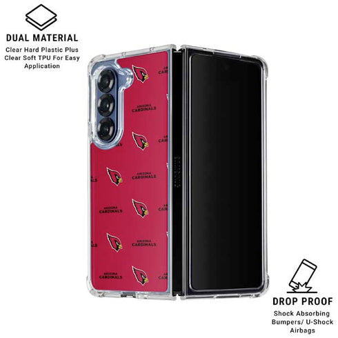 NFL Arizona Cardinals Blitz Series Galaxy Z Fold6 Clear Case