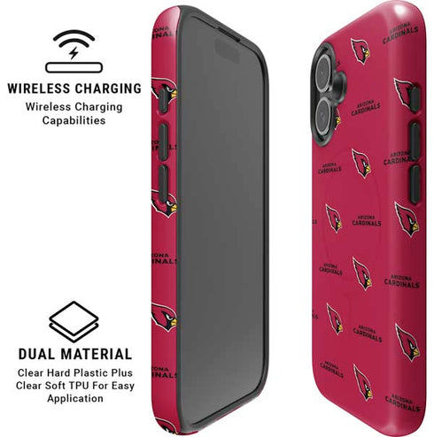 NFL Arizona Cardinals Blitz Series iPhone 16 Magsafe Impact Case