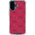 NFL Arizona Cardinals Blitz Series iPhone 16 Plus Clear Case