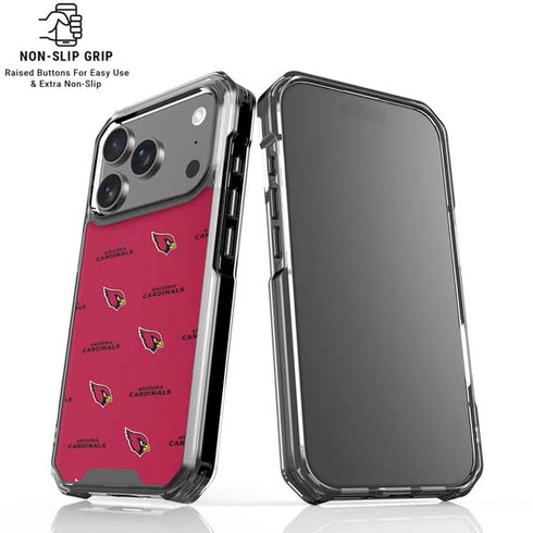 NFL Arizona Cardinals Blitz Series iPhone 18 Pro Clear Case