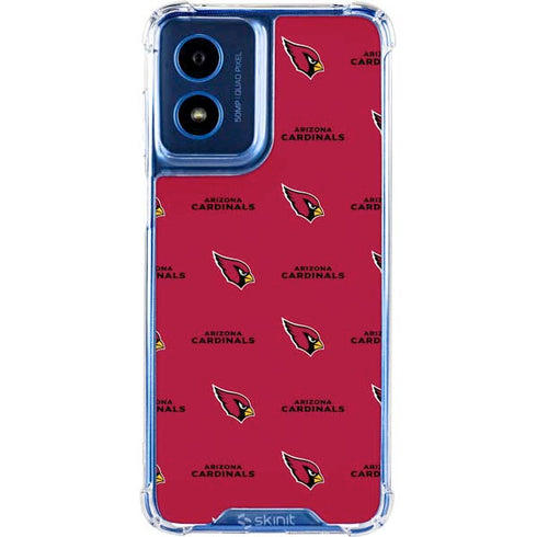 NFL Arizona Cardinals Blitz Series Moto G Play 4G (2024) Clear Case