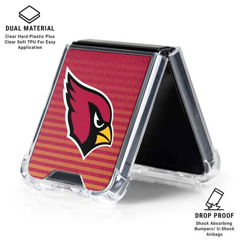 NFL Arizona Cardinals Breakaway Galaxy Z Flip6 Clear Case