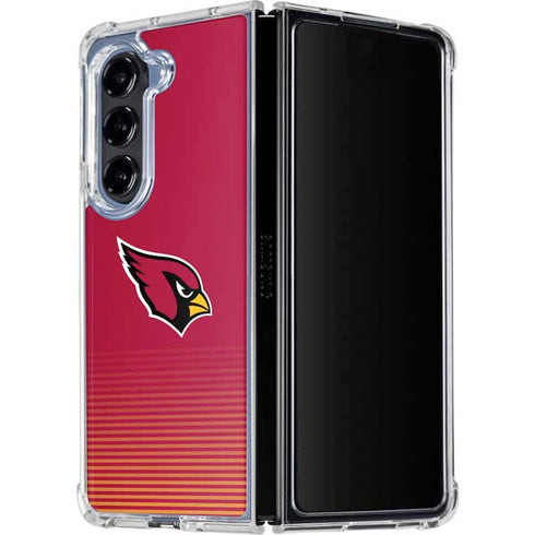 NFL Arizona Cardinals Breakaway Galaxy Z Fold5 5G Clear Case